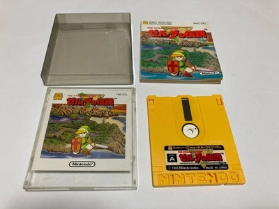 The Legend of Zelda Boxed With Manual C Nintendo Famicom Disk FCD Japan import - Image 1 of 4