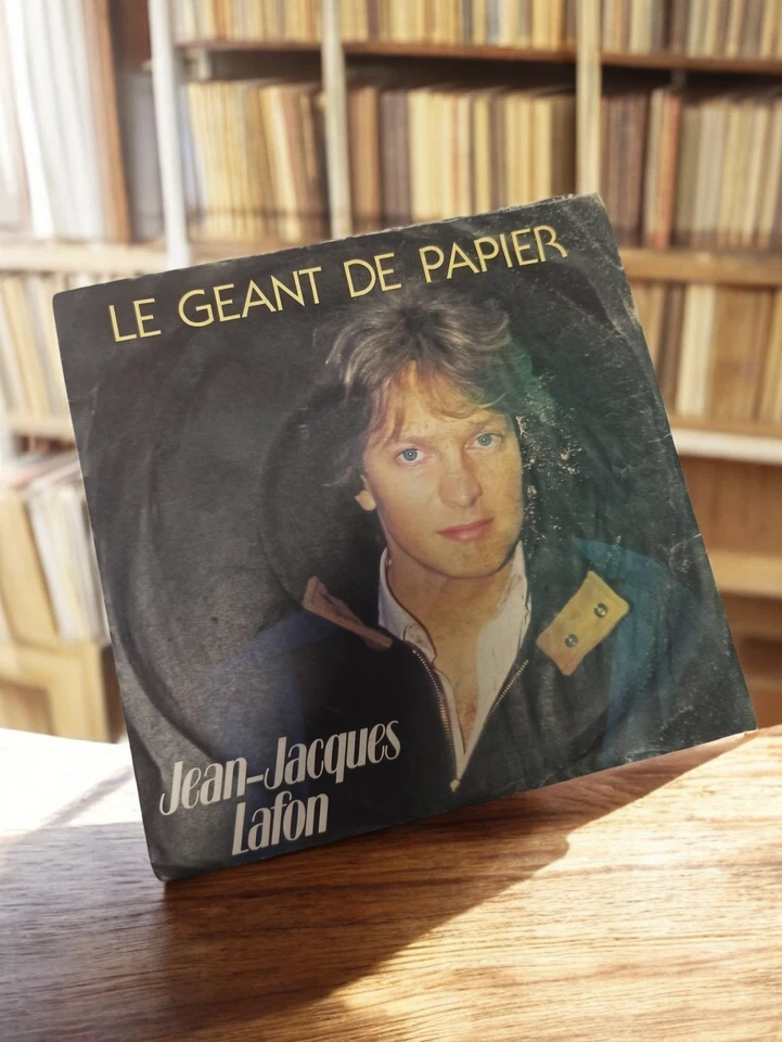 Vinyle 45 tours ancien Jean-Jacques Lafon rétro collection musique française vin - Photo 1/1