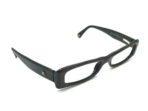 Chanel 3060 Col.713 Women's Black Red Rectangular Eyeglasses 51-16 135 Italy - Picture 1 of 11