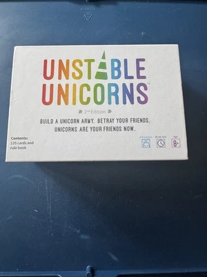 Unstable Unicorns 2nd Edition Card Game – Complete with Rulebook – Party - Image 1 of 4