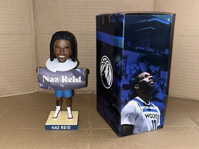 2024-25 Minnesota Timberwolves NAZ REID Bobblehead SGA New in Box - Image 1 of 4