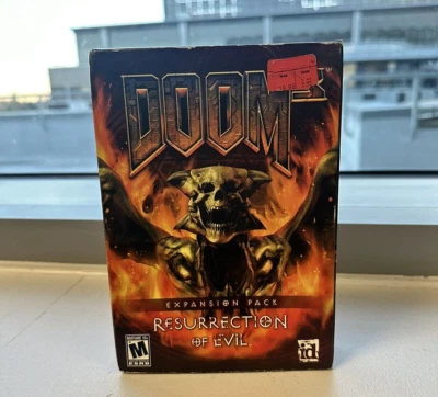 DOOM 3 Expansion Pack Resurrection of Evil (PC, 2005) Computer Game -Box Sealed - Image 1 of 4