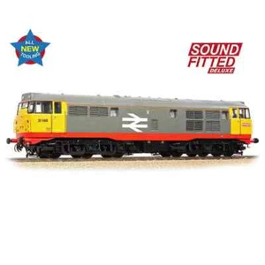 Bachmann 35-821ASFX Class 31/1 REFURBISHED 31149 BR Railfreight Red Stripe SOUND - Picture 1 of 3