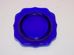 Cobalt Blue Glass 5" Candle Holder Base - Picture 1 of 5