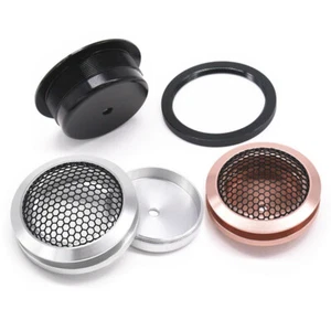 1 pieza 2" pulgadas 64 mm coche tweeter altavoz cubierta círculo decorativo malla metálica rejilla - Imagen 1 de 5
