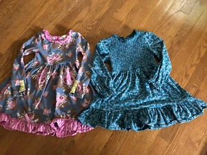 Matilda Jane Just Imagine Zoey Floral Smocked Girls Dress & Make Believe Dress 4 - Picture 1 of 6