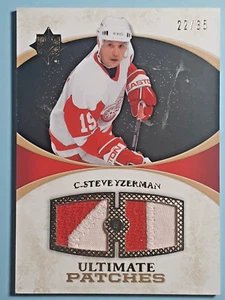 Steve Yzerman Limited Edition /35 Certified Game Used Double Patch 2011 NM-M - Picture 1 of 24