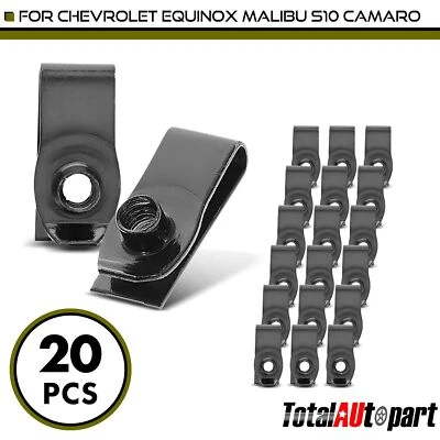 Tuerca tipo U 20 piezas para Chevrolet Equinox Malibu S10 Camaro M6-1.0 tamaño tornillo acero Foto 1 de 4