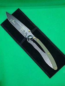 Browning Stone Sheep Knife Green G10 - Ram Truck Bighorn TRX Accessories - New - Picture 1 of 14