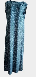 Markenlos Handarbeit Größe L Strickkleid mit Flügelärmeln Seitenschlitz Maxi - Bild 1 von 4