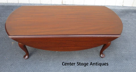 63557 HENKEL HARRIS Mahogany  Dropleaf Coffee Table Stand Cover
