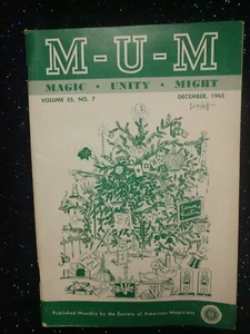 Season Greeting Christmas Issue MUM Magazine 1965 Vol. 55 No. 7 - Picture 1 of 1