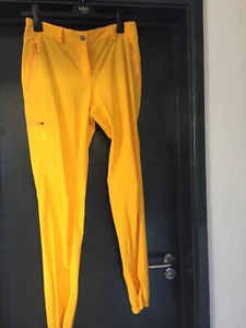 SALOMON AdvancedSkin Shield Trousers Women's UK 12 Stretch Mustard Trekking - Picture 1 of 6