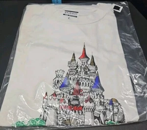 Vintage NOS 90s White Vegas Casino Excalibur T-Shirt Original Size LG CASTLE - Bild 1 von 3