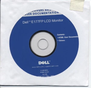 DELL E177FP Color Monitor User Documentation User Docs Drivers CD Install Disc - Picture 1 of 1