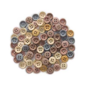 50pcs Round Wood Buttons for Sewing Scrapbooking Clothing Craft Handmade 12/15mm - Picture 1 of 3