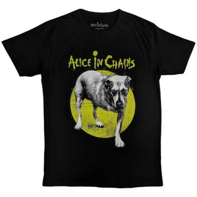 Alice In Chains T-Shirt Three Legged Dog Band New Black Official - Image 1 of 4