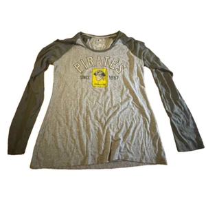 Pittsburgh Pirates MLB Grey Baseball Shirt Womens M - Picture 1 of 3