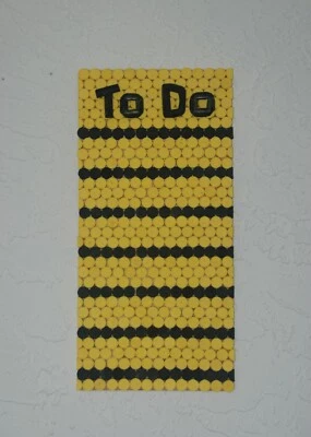 To Do Wine Cork Board OOAK Wall Decor Bulletin Board Memo Repurposed - Image 1 of 4