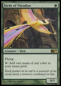 MTG BIRDS OF PARADISE PLAYED/ROVINATO - UCCELLI DEL PARADISO - M10 - MAGIC - Picture 1 of 1