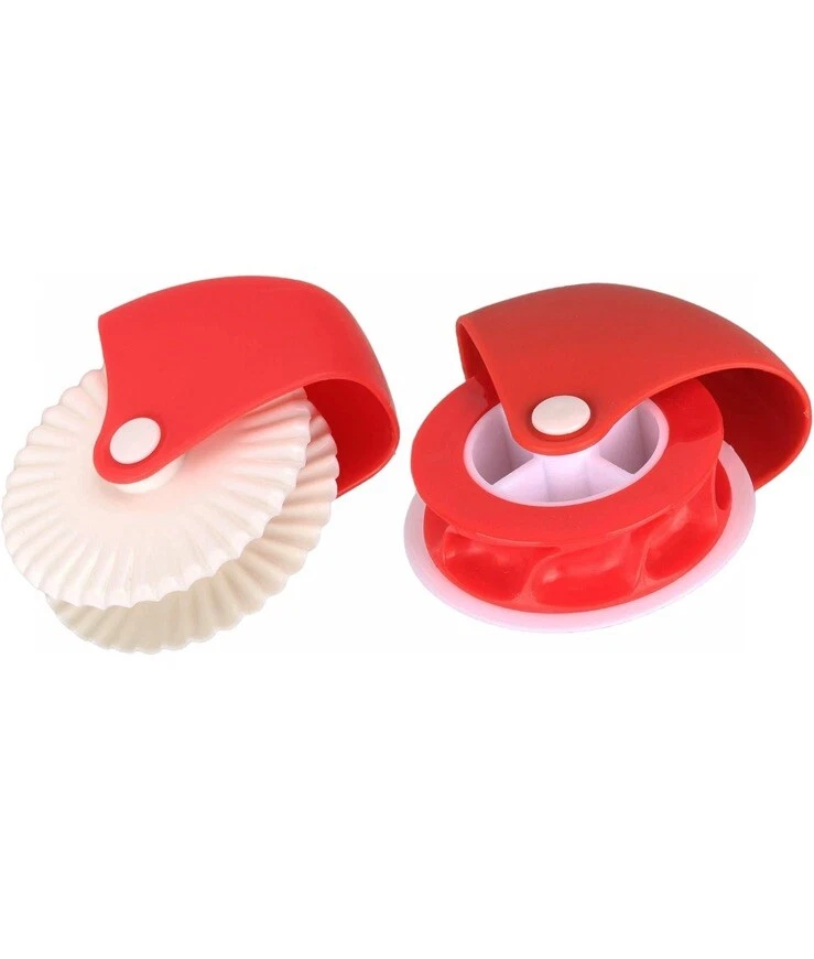 Pie Crust Cutter Cutting Wheel & Curling Wheel Roller Set Multifunctional/Manual - Image 1 of 4
