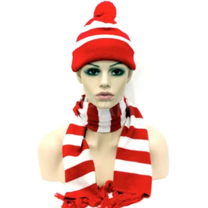 Where's Wally Beanie and Scarf Set - Picture 1 of 1