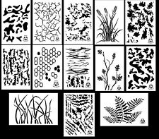 Spray Airbrush Paint Camouflage Stencils 10 Mil Camo Duracoat 9x14" (13 Designs)
