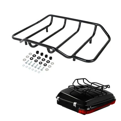 King Chopped Razor Trunk Luggage Top Rack Fit For Harley Touring Road Glide - Image 1 of 4