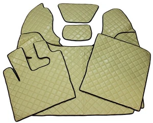 LKW Tunnelabdeckung Fußmatten Kunstleder passend für DAF XF105 ab2012 Automatik - Bild 1 von 4