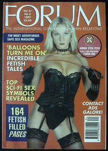 FORUM: INTERNATIONAL JOURNAL OF HUMAN RELATIONS Vol 31 #3 1997 Club R.U.B. @ EX - Picture 1 of 5