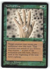 Touch of Vitae *Uncommon* Magic MtG x1 Ice Age SP