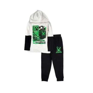 Minecraft Boy's Hooded Cosplay Two Piece Set, Multicolor Size 4 - Picture 1 of 1