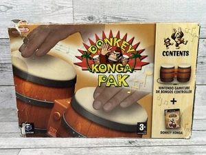 Donkey Konga Bongo Drums Nintendo GameCube- No Game - Free UK Shipping - Picture 1 of 4