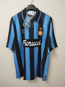 INTER MILAN 1992-1993 BNWT Fiorucci Shirt Jersey Jersey Jersey XL - Picture 1 of 7