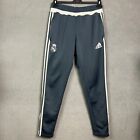 Real Madrid Adidas Men Trousers Grey Joggers Bottoms Climacool Classic Sweatpant