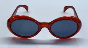 OPTICAL VTG ELLEN TRACY Tortoise Red Orange Jackie O Style Sunglasses FRANCE VG - Picture 1 of 9
