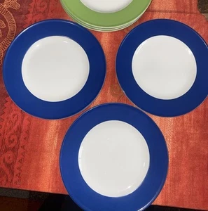 Dibbern Solid color 1 Kuchenteller Teller Flach 21 cm - blau - neuwertig - Bild 1 von 1
