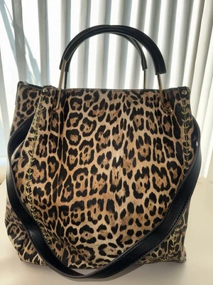 Leopard Print Sondra Roberts Squared Purse Bag - Image 1 of 4