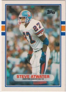 1989 Topps Traded NFL #52T Steve Atwater RC Broncos HOF - Picture 1 of 2