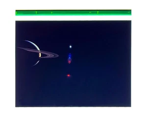 IMAX 70mm INTERSTELLAR Film Cell Movie Frame - Planetary Space Scene - Bild 1 von 3