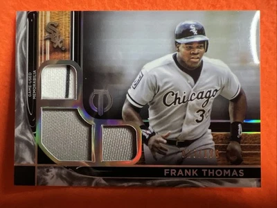 🔥🔥FRANK THOMAS 2022 TOPPS TRIBUTE RELIC /199 #TTR-FT WHITE SOX HOF 🔥🔥 - Image 1 of 2