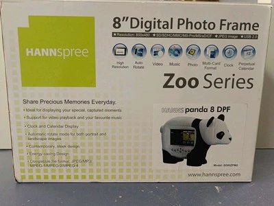 Hannspree 8" Digital Photo Frame, SD80ZPM2 - Image 1 of 4