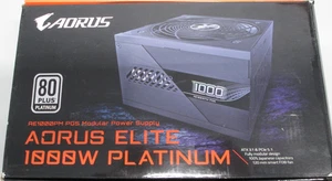 (S136) GIGABYTE Aorus Elite P1000W Power Supply - PCIe 5.0, 80 Plus Platinum - Bild 1 von 10