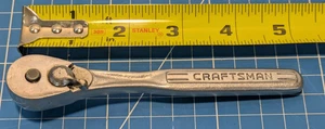 Vintage Craftsman 1/4" Antrieb Ratsche, QR, Ölbohrung, Vorteil #, -V-, AusnahmeaL - Bild 1 von 10