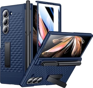 Funda protectora de pantalla incorporada original para Galaxy Z plegable 6 con soporte para S Pen - Imagen 1 de 8