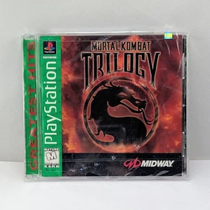 Mortal Kombat Trilogy PlayStation 1 PS1 Greatest Hits Factory Sealed Flaws - Picture 1 of 12