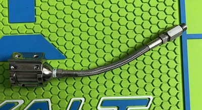 WGP PAINTBALL UNIMOUNT ASA + GEFLECHTSCHLAUCH (LESEN) - CHROM - Bild 1 von 4