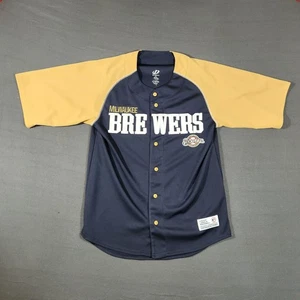 Milwaukee Brewers Trikot Herren Medium MLB Baseball Team Dynasty Logo genäht - Bild 1 von 10
