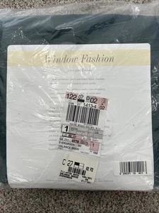 Jc Penney EVERGREEN Valance 86”X35” Curtain 1 Qty Window Fashion Sealed - Picture 1 of 3