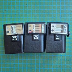 3 X Olympus A11 Flash Units For Parts - Picture 1 of 8